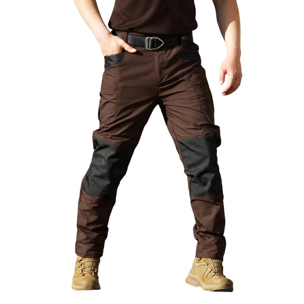 Men's Flex Stretch Tactical Pants, Water Resistant Ripstop Cargo Pants