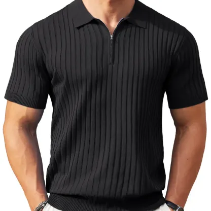 🔥2026 Flash Sale🔥Men's Zipper Polo Shirts