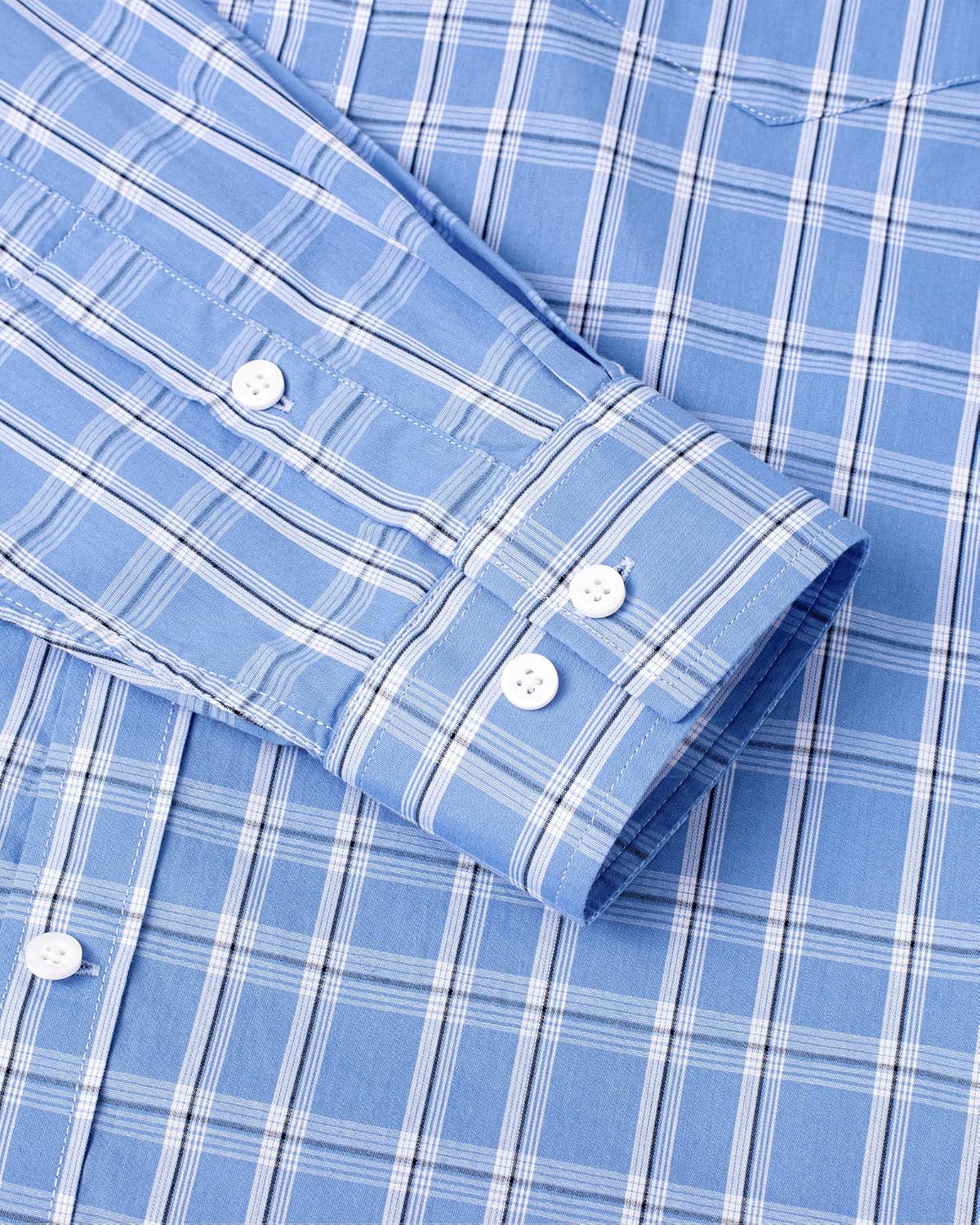 Clearance sale! Men's Plaid Button Down Shirts Cotton Long Sleeve Dress Shirts Regular Fit Gingham Shirts