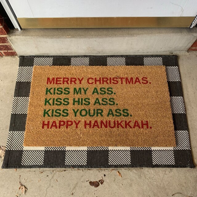 Funny Christmas Doormat