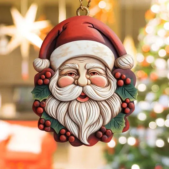 Resin Santa Claus Pendant