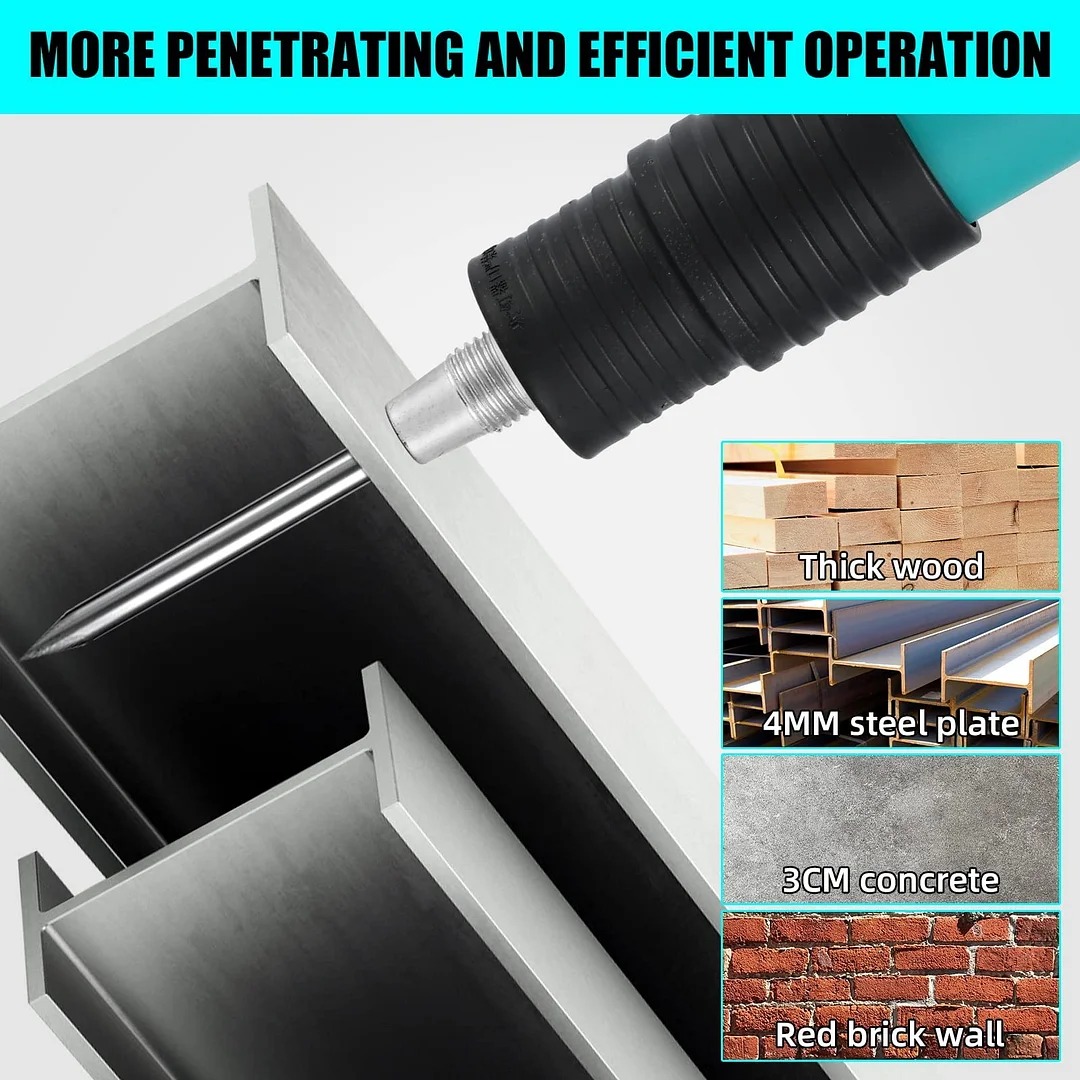 Mini portable steel nail gun