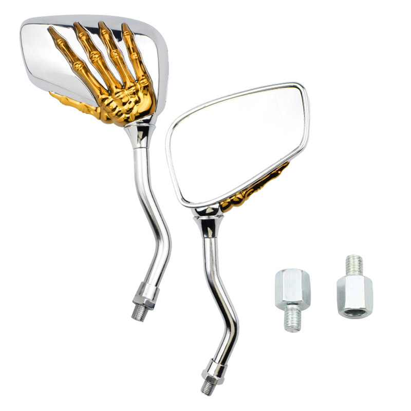 🏍️Pairs of Distinctive Skull Hand Rearview Side Mirror☠️