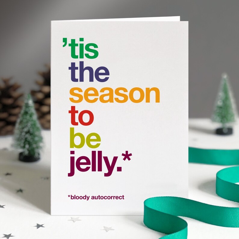 SALE SECONDS – Funny Autocorrect Christmas Card