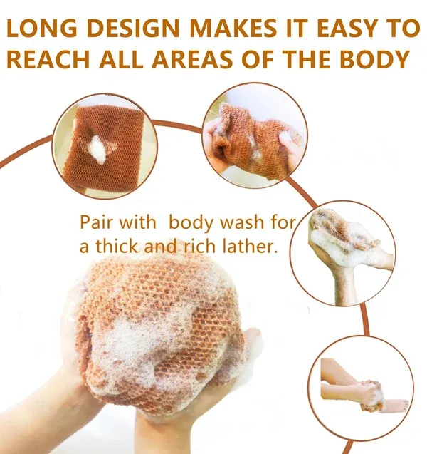 🚿🧼African Exfoliating Net