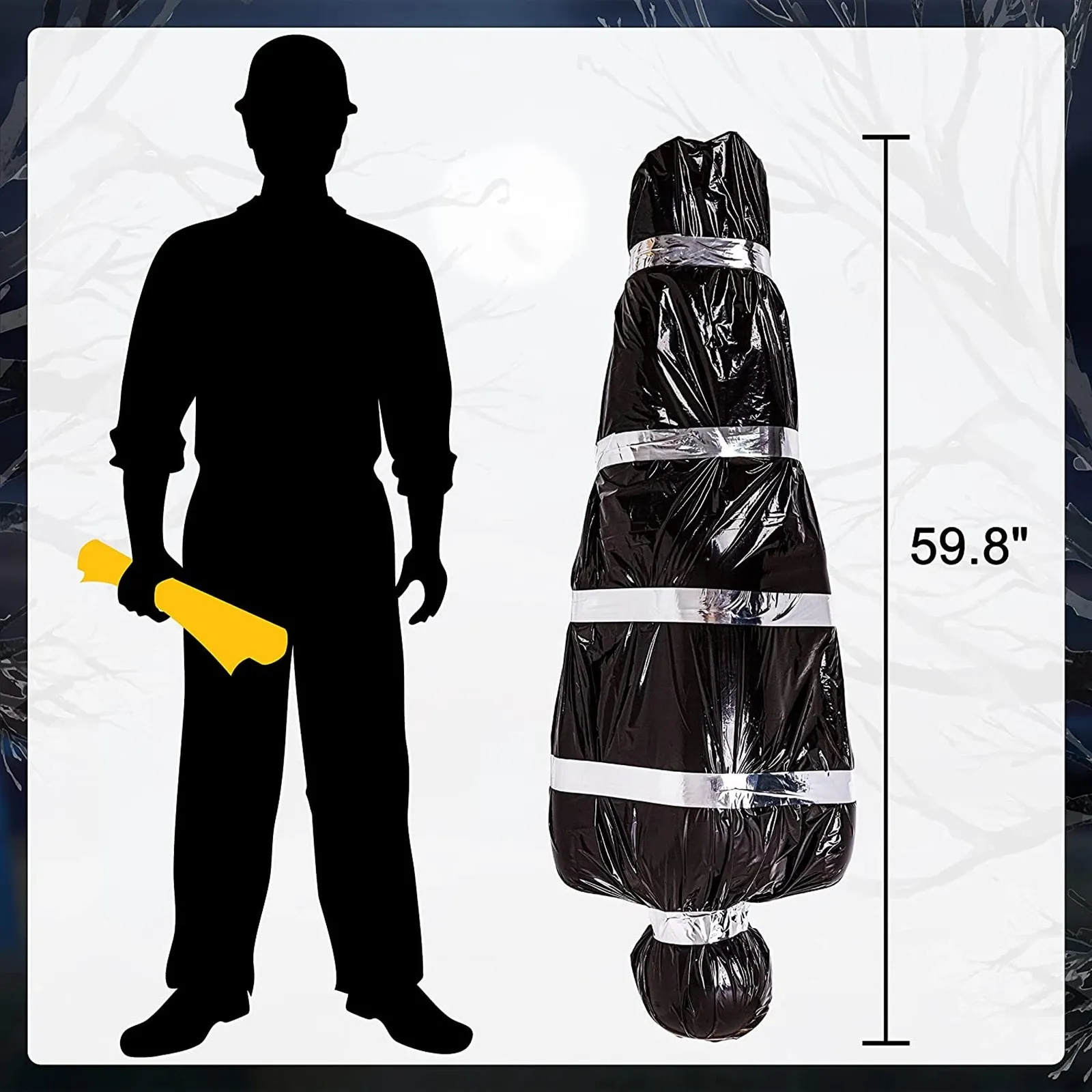 🎃Halloween Dead Body Crime Scene Victims Prop👻