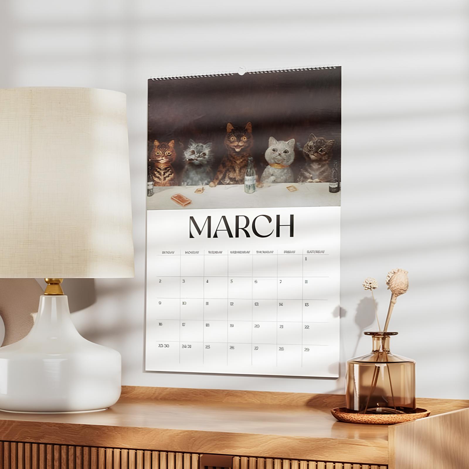 🐾Weird Medieval Cats Calendar 2025