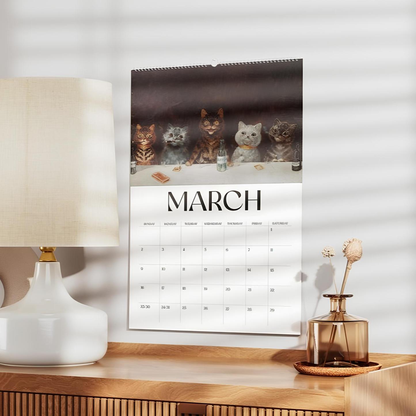 🐾Weird Medieval Cats Calendar 2025