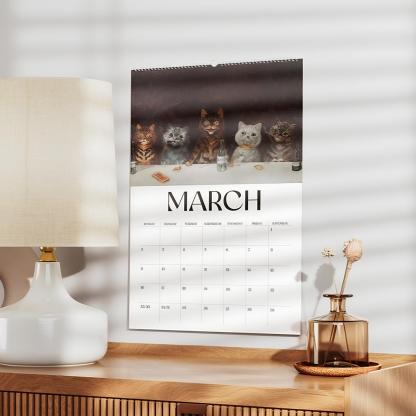 🐾Weird Medieval Cats Calendar 2025