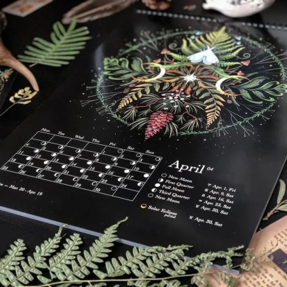 🎁Hot Sale-40% Off🔥2024 Dark Forest Lunar Calendar