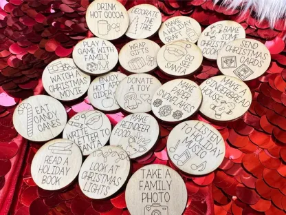 🎄Christmas Countdown Tokens Set