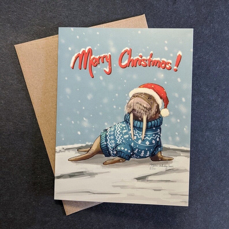 Animal Christmas Card Set(10 Pcs)
