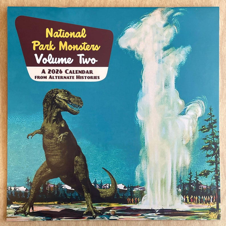 📅2026 National Park Monsters Calendar