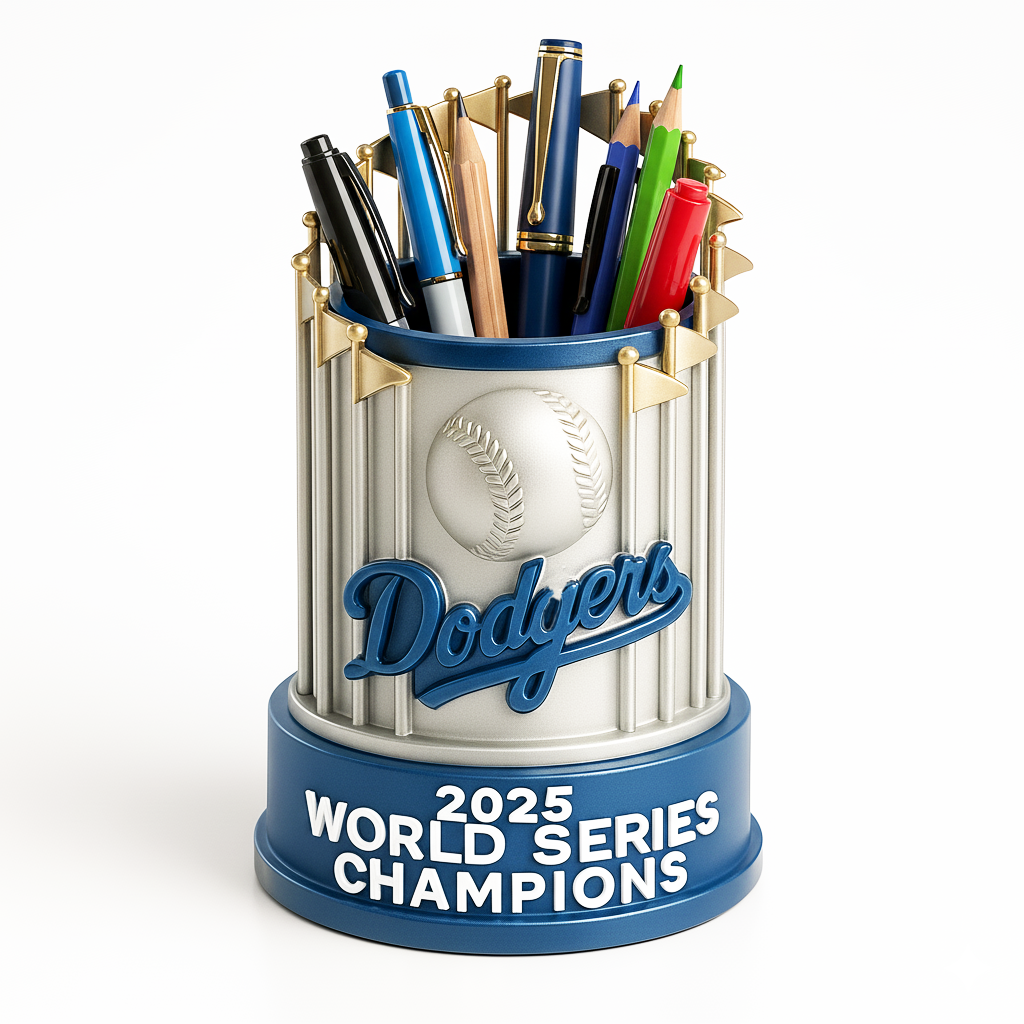 2025 L.A. Dodgers Championship Commemorative Pen Holder