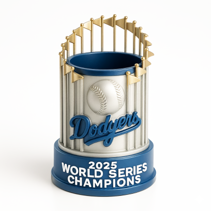 2025 L.A. Dodgers Championship Commemorative Pen Holder