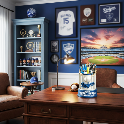 2025 L.A. Dodgers Championship Commemorative Pen Holder