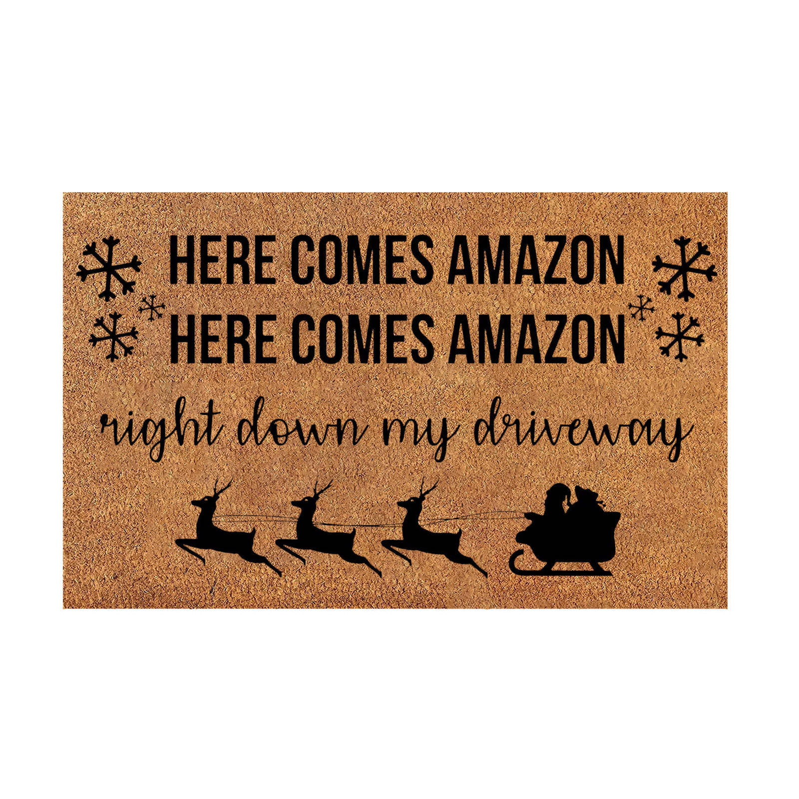 Funny Christmas Doormat