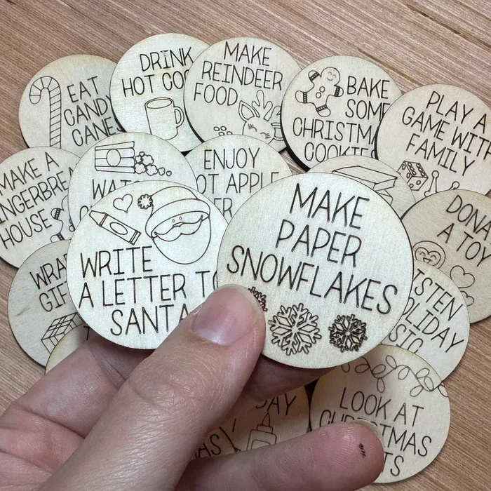 🎄Christmas Countdown Tokens Set