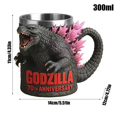 🔥HOT SALE 49% OFF✨Godzilla 70th Anniversary 3D Mug Coffee Mug Best Gifts Ideal For Him