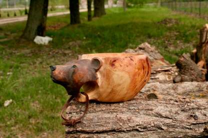 Kuksa Hand Carved Wooden Mug