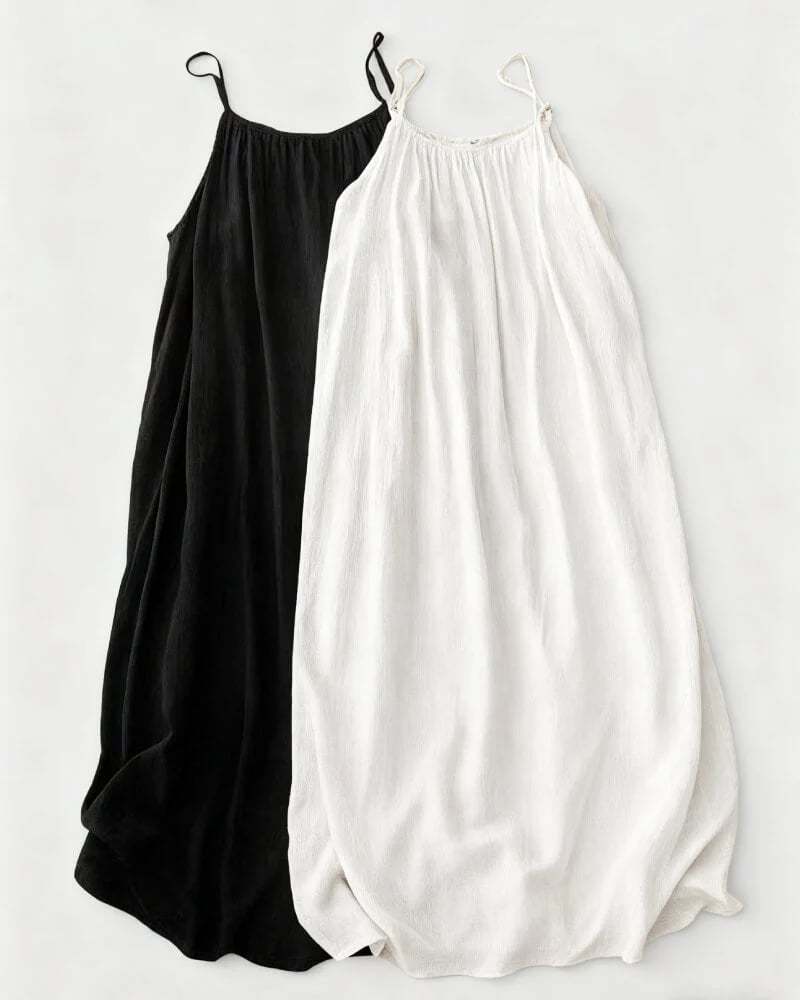 🎁LAST DAY SALE 89% OFF 🔥Women's Solid Color Backless Cami NightDress