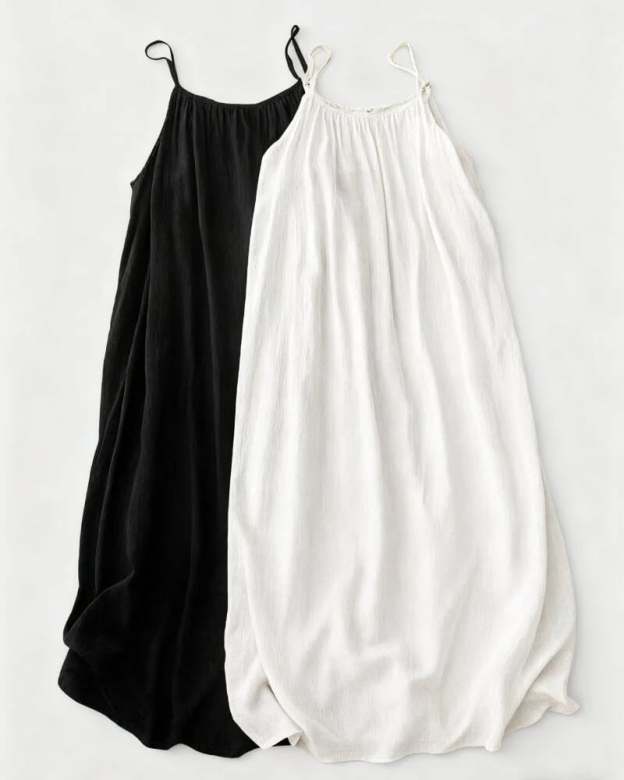 🎁LAST DAY SALE 89% OFF 🔥Women's Solid Color Backless Cami NightDress