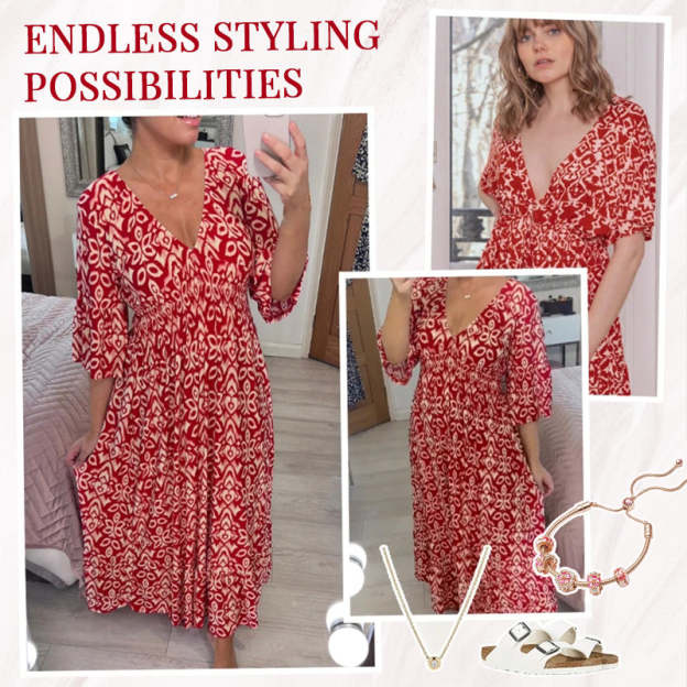 🔥Last Day Sale 89%🔥Seaside Holiday Relaxed Dress