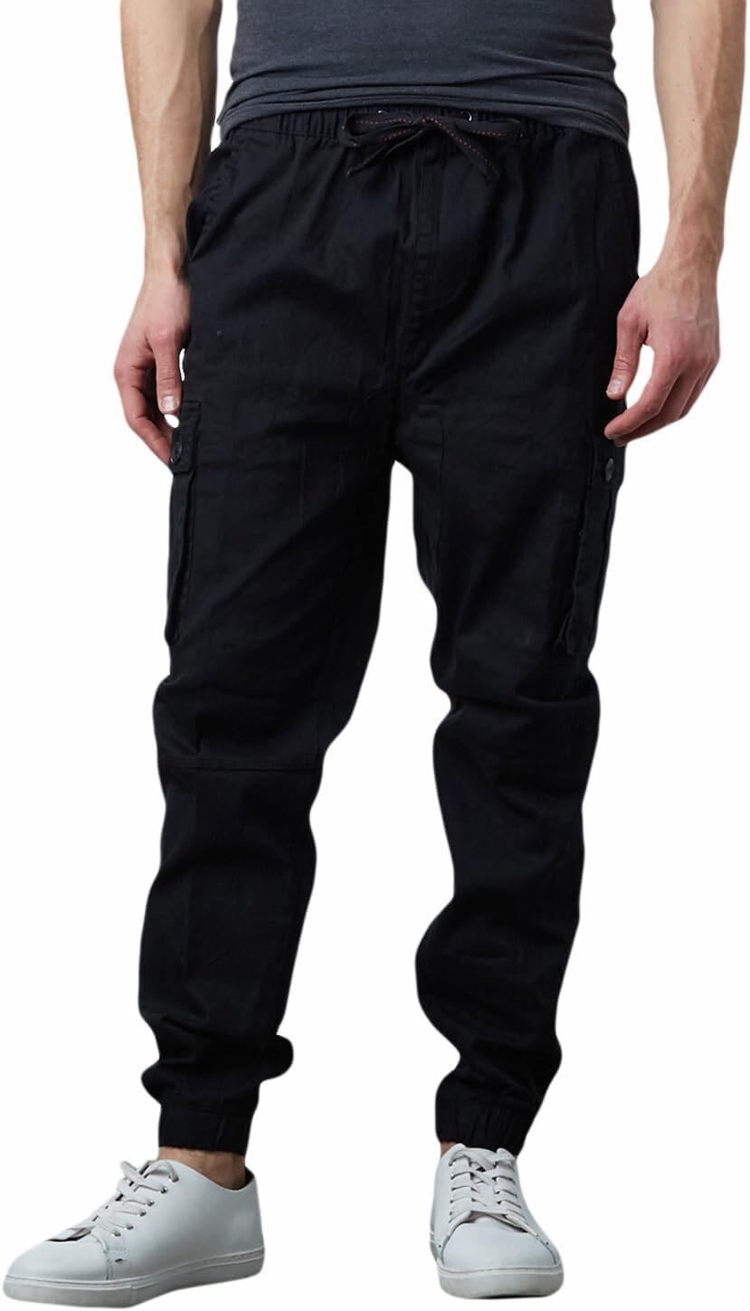 Last Day Promotion🔥3-Pack Men's Cotton Flex Stretch Cargo CombatJogger Pants (Sizes, S-6XL)