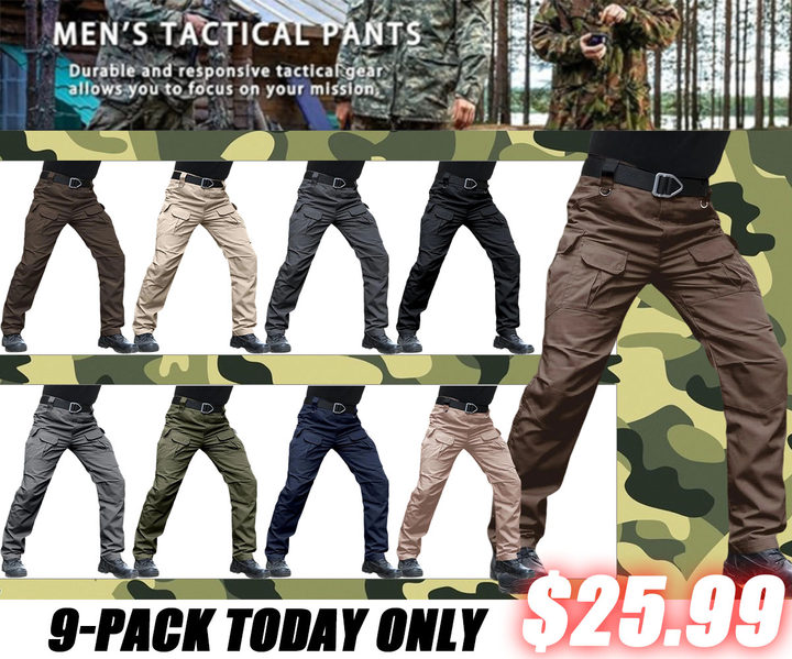 🔥🔥🔥10‐Pocket Tactical Cargo Pants – Built Rugged, Priced Right