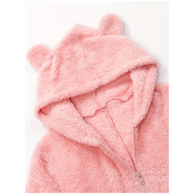 Women's Fleece-Lined Hooded Onesie Pajamas