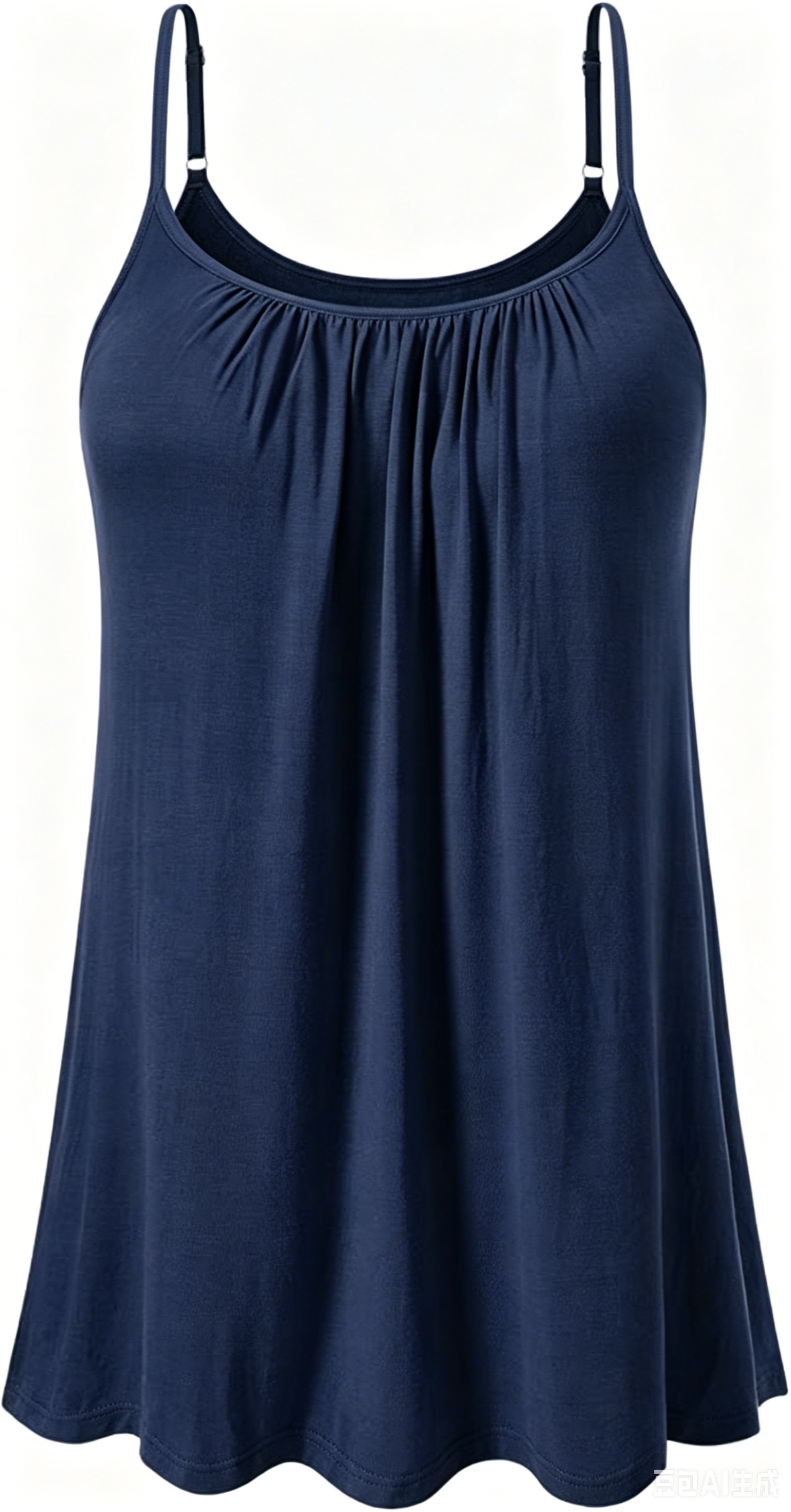 Women's Cool Flowy Bra Cami | with Built-in Cups | Relaxed Fit | Adjustable Spaghetti Strap