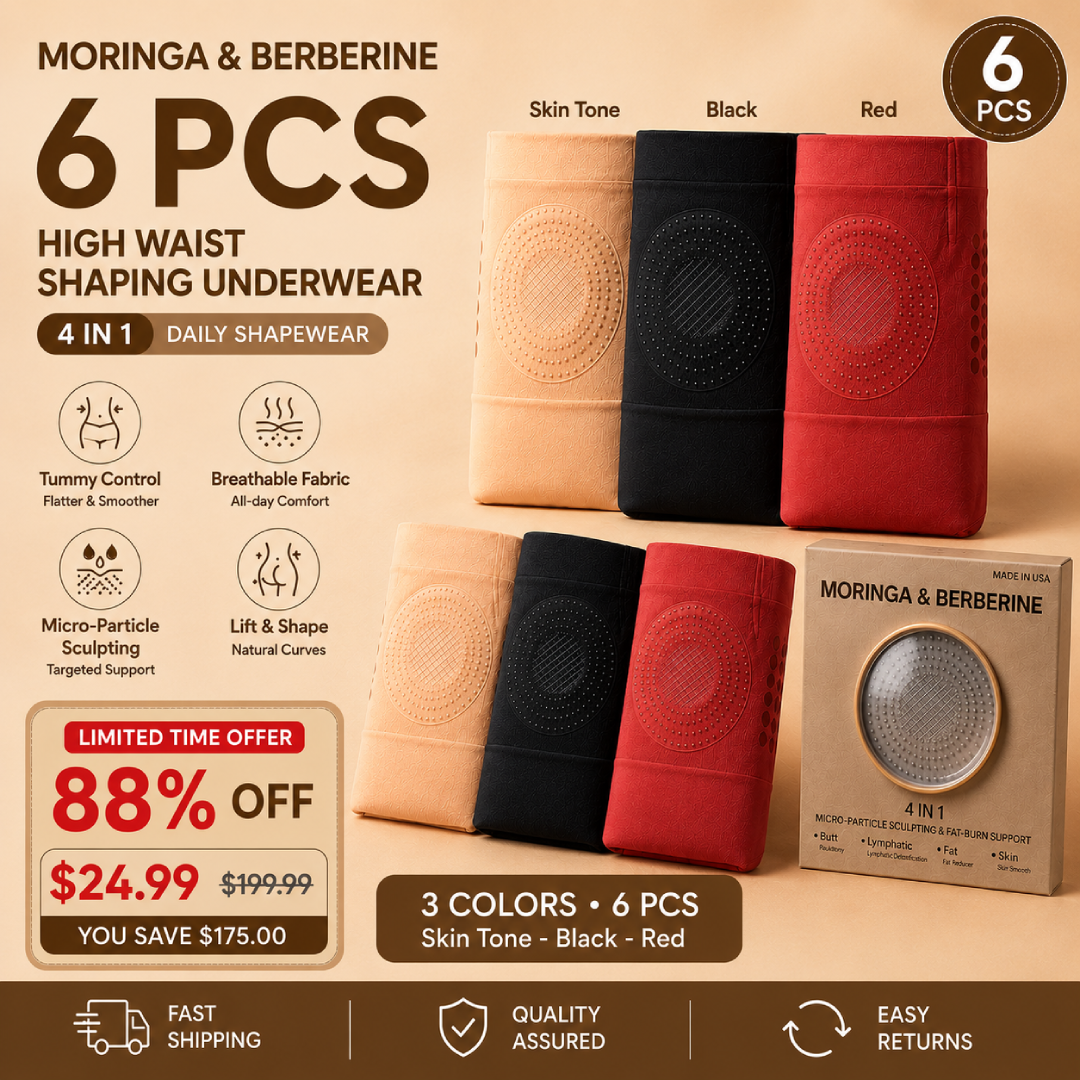 Official Brand Store | 🛡️2026 Moringa & Berberine 4-in-1 Micro-Particle Shaping & Fat Burning Shorts