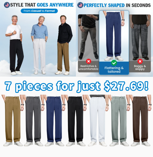 LAST DAY 70% OFF - Super Stretch Ice Silk Comfort Everyday Pants
