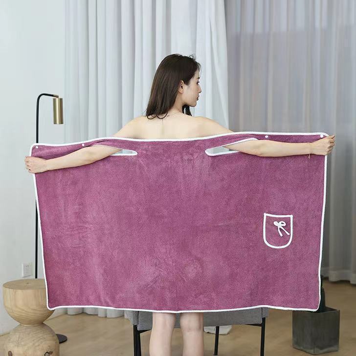 [Quick-Dry & Super Absorbent] Wearable Bath Towel & Skirt 2-in-1