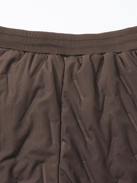 Men's Fleece Lined Casual Pants, Drawstring Waist, Zipper Pockets, Windproof Thick Fabric, Fall & Winter Outdoor Wear
