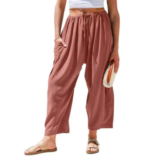🔥FINAL SALE⚡Womens Linen Wide Leg Pants
