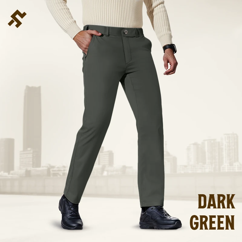 GlideActive - Ultra-Stretch Comfort Khaki Pants