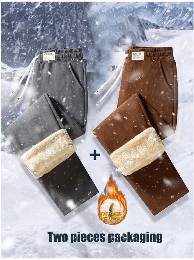 Women'S Casual Sports Pants, Fleece-Lined, Thickened, Warm Women'S Straight-Leg Corduroy Pants, Fashionable Casual Women'S Pants