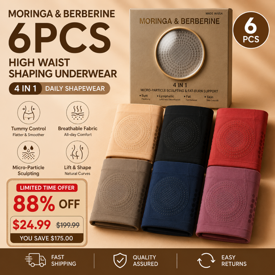 Official Brand Store | 🛡️2026 Moringa & Berberine 4-in-1 Micro-Particle Shaping & Fat Burning Shorts