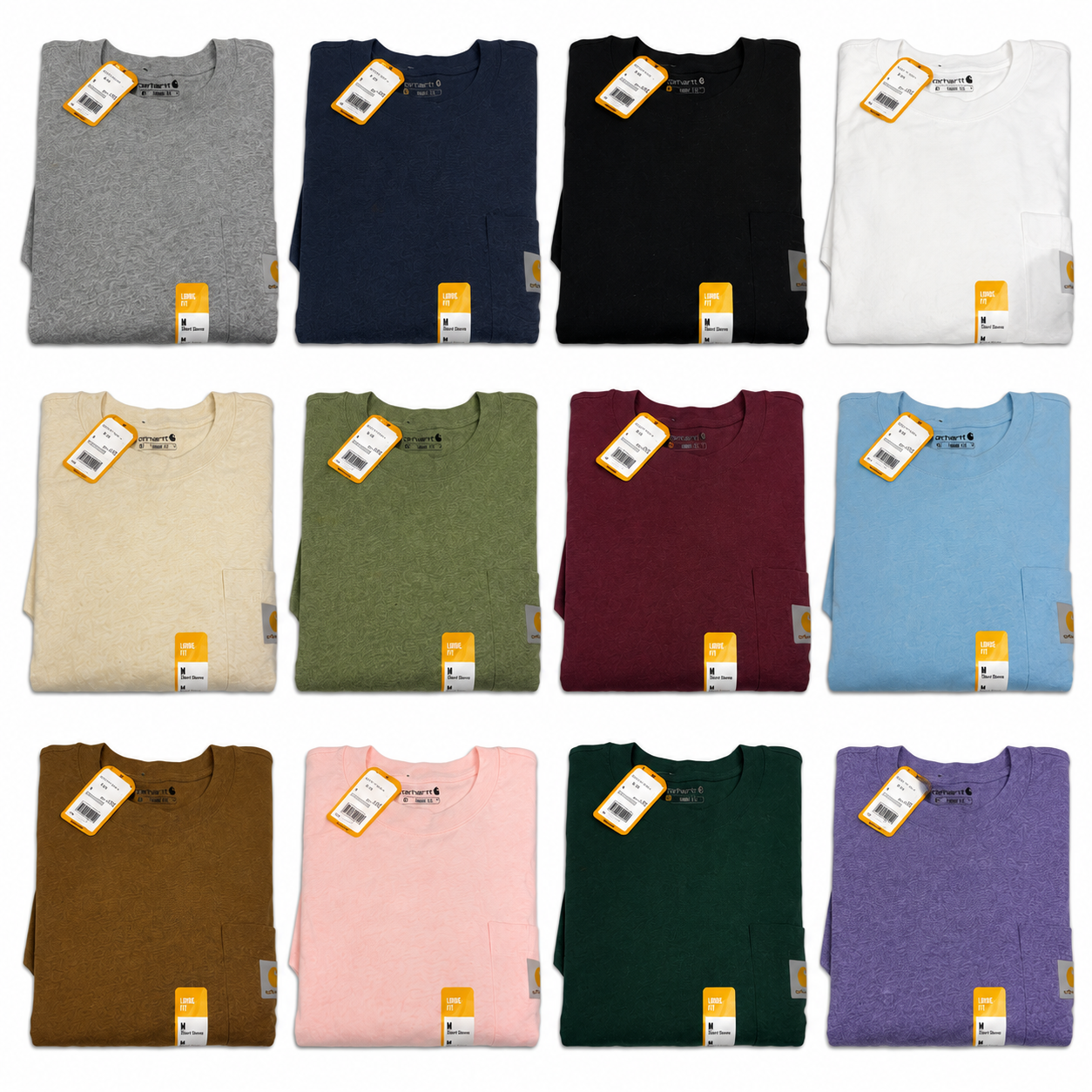 🔥Last Day Promotion!🔥CHT Men's WIP TEE Workwear Heavyweight Short-Sleeve T-Shirt - Loose Fit