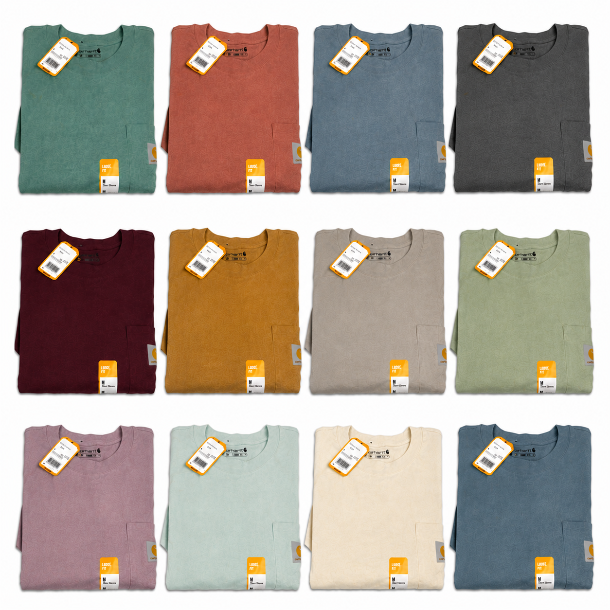 🔥Last Day Promotion!🔥CHT Men's WIP TEE Workwear Heavyweight Short-Sleeve T-Shirt - Loose Fit