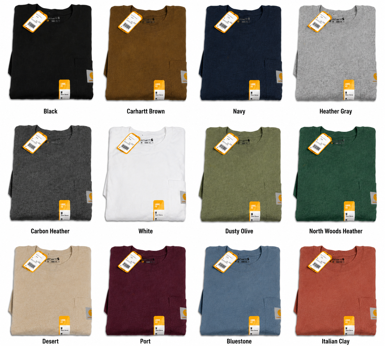 🔥Last Day Promotion!🔥CHT Men's WIP TEE Workwear Heavyweight Short-Sleeve T-Shirt - Loose Fit
