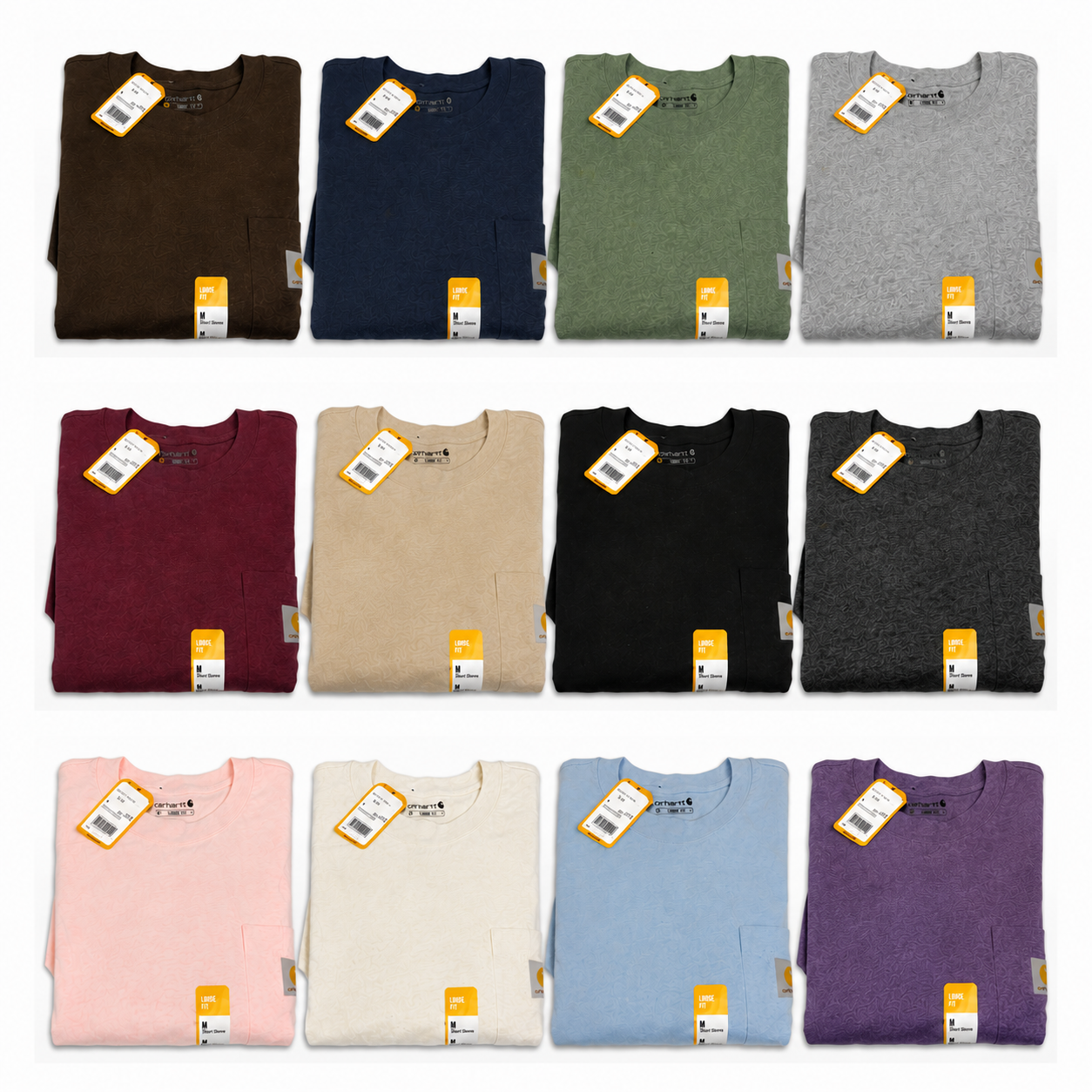 🔥Last Day Promotion!🔥CHT Men's WIP TEE Workwear Heavyweight Short-Sleeve T-Shirt - Loose Fit