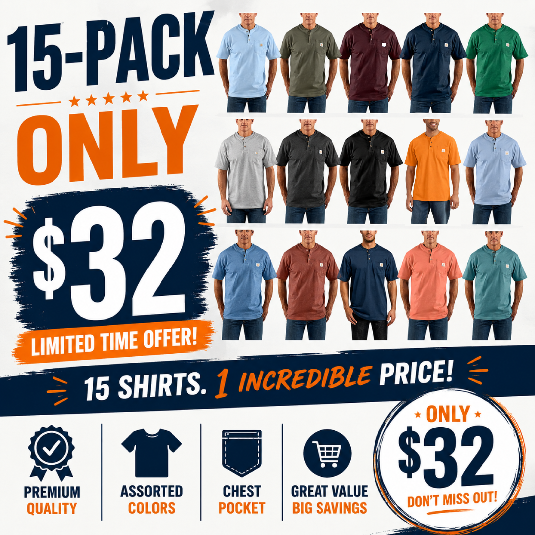 Last Day Promotion! Men's K84 Workwear Loose Fit Heavyweight POLOS (Also Available in Big & Tall)