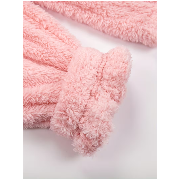 Women's Fleece-Lined Hooded Onesie Pajamas