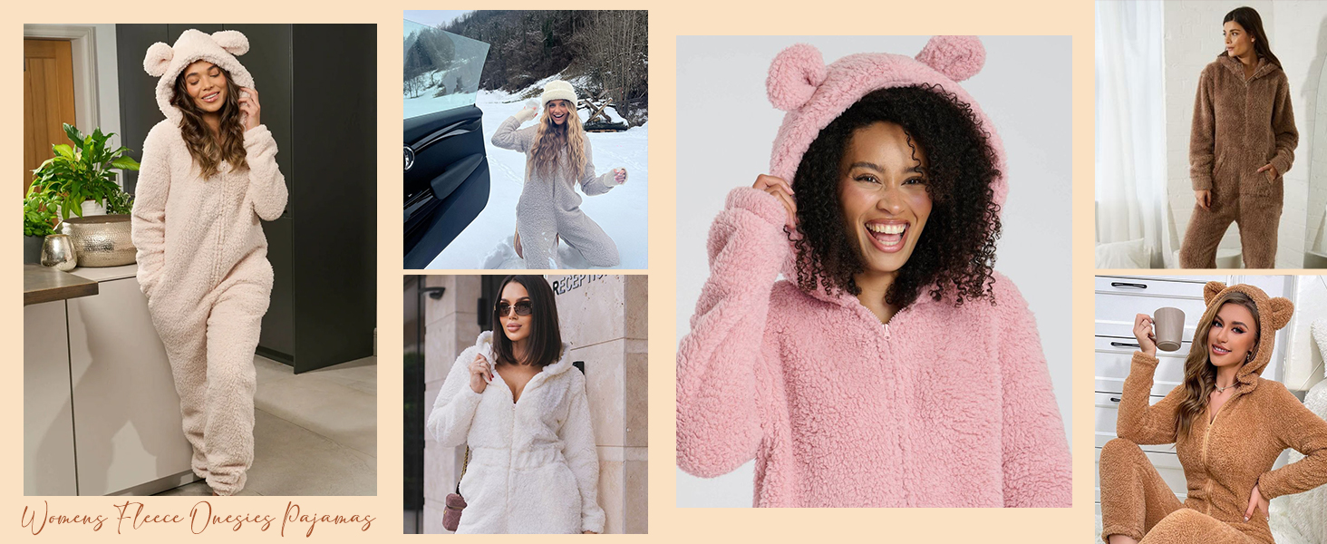 Jumpsuit Warm Sherpa Romper