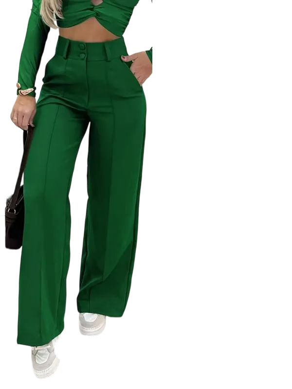 Women's Simple Wide-Leg Pants