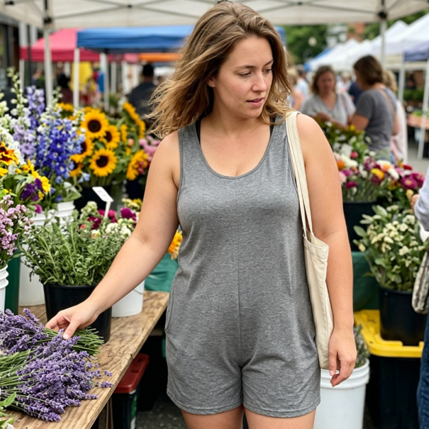 👗 LIMITED-TIME 90% OFF! 💥 Women's Plus Size Sleeveless Jumpsuit with Pockets – Flowy, Comfortable, Versatile ✨