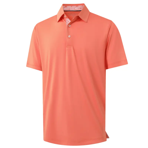 Men's Dry Fit Moisture Wicking Performance Short Sleeve Collared Polo Shirts for Casual Athletic Business