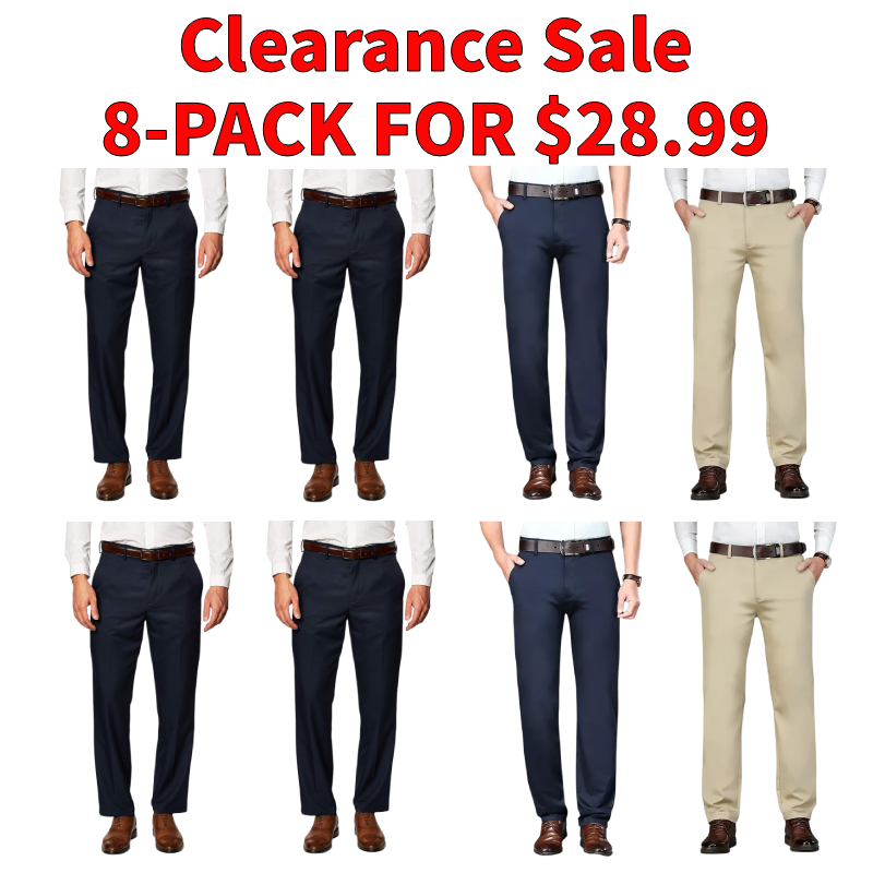 🔥Clearance Sale🔥 Men's High Stretch Straight Fit Pants
